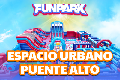 FUNPARK, La Experiencia Inflable Más Grande - Espacio Urbano Puente Alto - Diversión y juegos