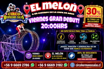 Circo Hermanos Salas en El Melón - Circo